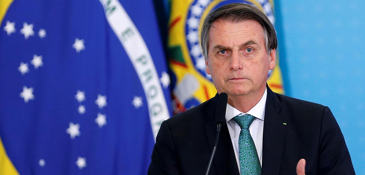 Presidente Jair Bolsonaro durante cerimônia no Palácio do Planalto. (Foto: REUTERS/Adriano Machado) Presidente Jair Bolsonaro durante cerimônia no Palácio do Planalto.