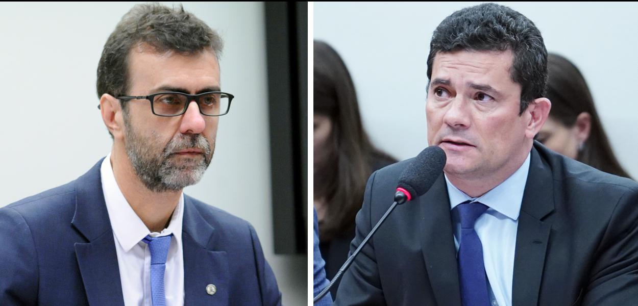 Marcelo Freixo e Sergio Moro (Foto: Agência Câmara) Marcelo Freixo e Sergio Moro