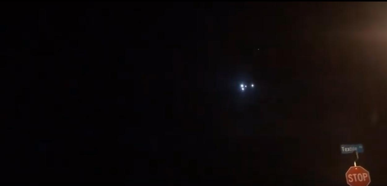 Suposto ovni é captado em vídeo, nos Estados Unidos. (Foto: vídeo de ovni) Suposto ovni é captado em vídeo, nos Estados Unidos.