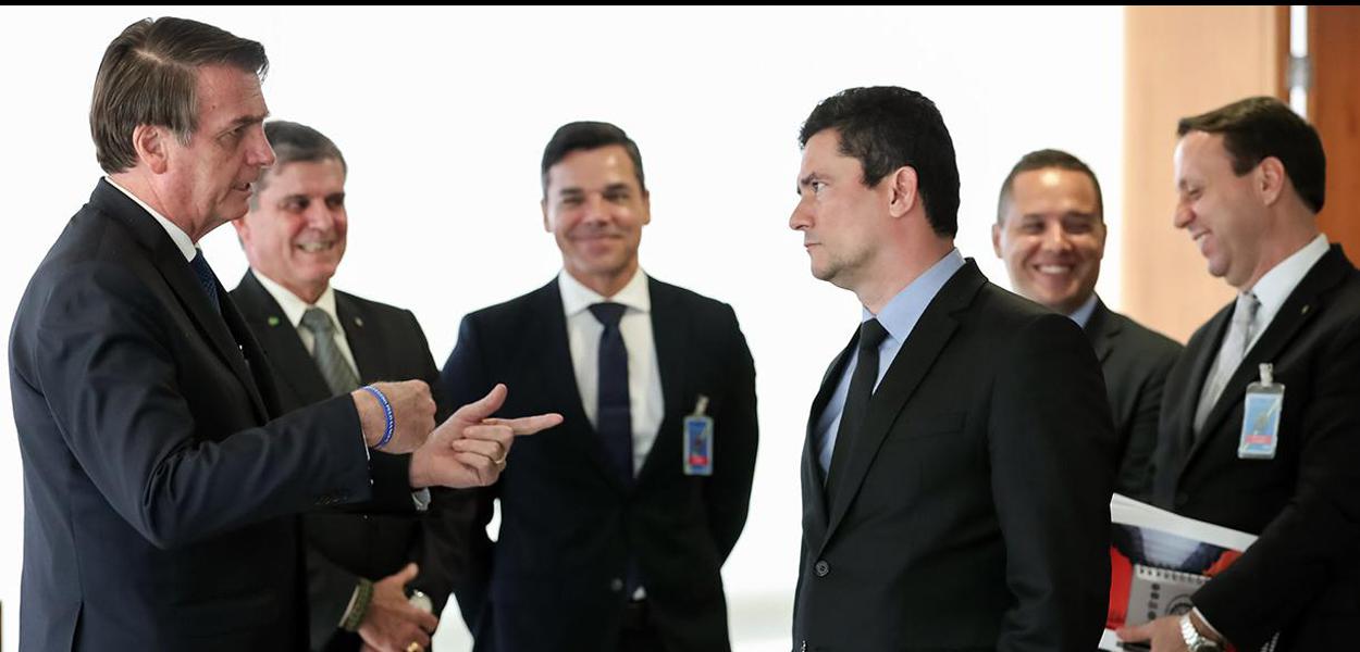 Jair Bolsonaro e Sergio Moro (Foto: Jair Bolsonaro e Sergio Moro) Jair Bolsonaro e Sergio Moro