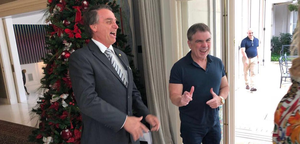 Jair Bolsonaro e Flávio Rocha (Foto: Reprodução) Jair Bolsonaro e Flávio Rocha