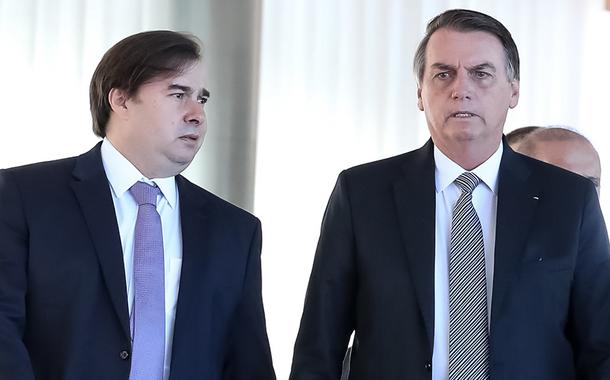 Rodrigo Maia e Jair Bolsonaro (Foto: Marcos Corrêa/PR) Rodrigo Maia e Jair Bolsonaro