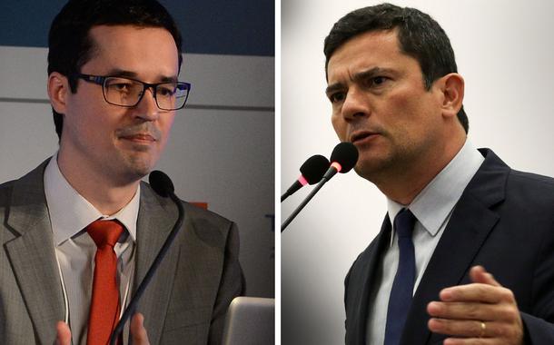 Deltan Dallagnol e Segio Moro (Foto: ABr) Deltan Dallagnol e Segio Moro
