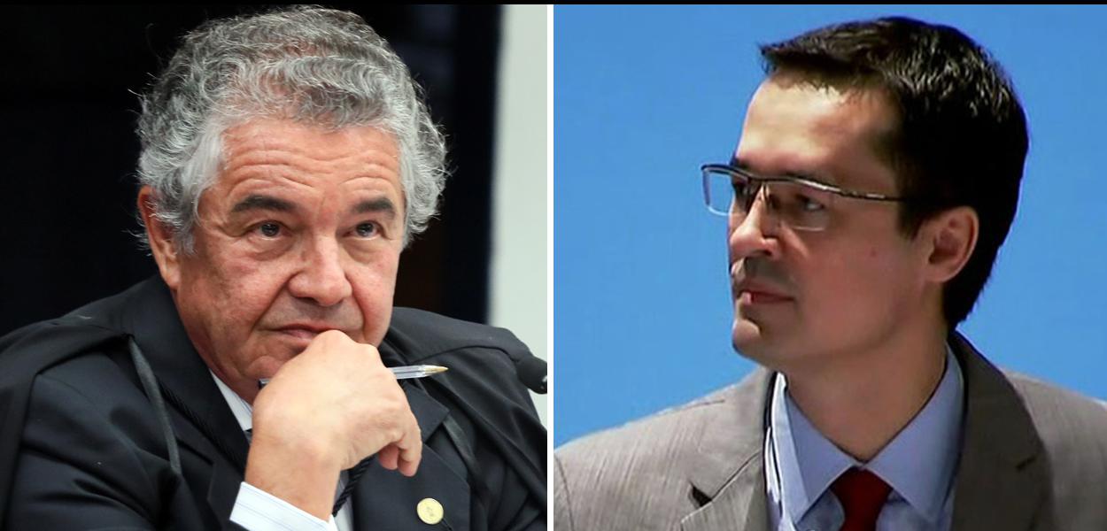 Ministro do STF Marco Aurélio Mello e procurador da Lava Jato Deltan Dallagnol. (Foto: Marco Aurélio e Deltan Dallagnol) Ministro do STF Marco Aurélio Mello e procurador da Lava Jato Deltan Dallagnol.