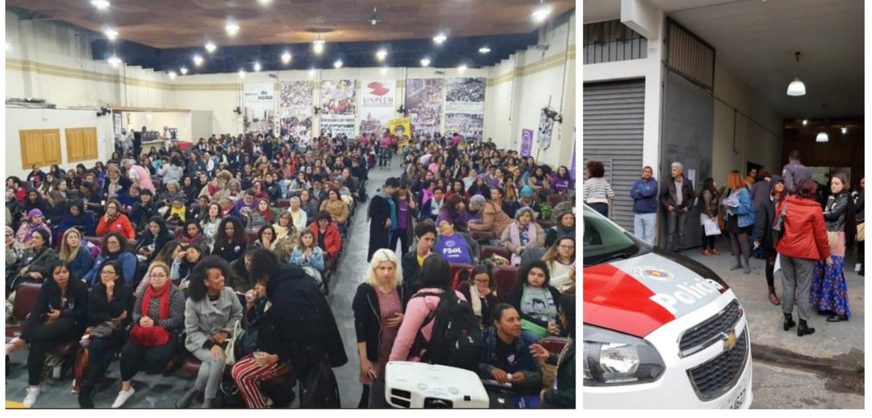 Plenária do PSOL que teve 'monitoramento' da PM em São Paulo. (Foto: Plenária PSOL) Plenária do PSOL que teve 'monitoramento' da PM em São Paulo.