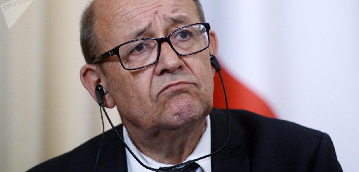Chanceler da França (Foto: Sputnik) Chanceler da França