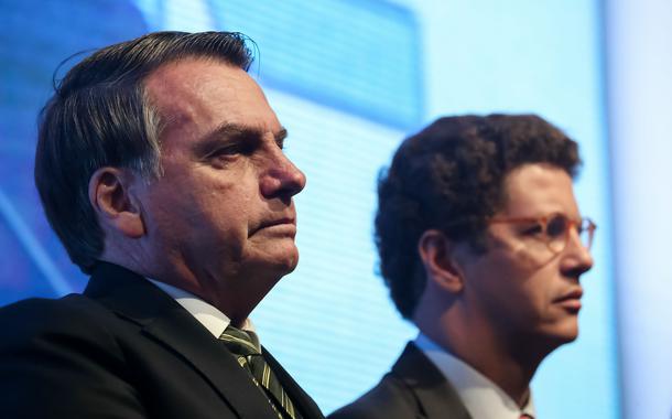 Jair Bolsonaro e Ricardo Salles (Foto: Marcos Corrêa - PR) Jair Bolsonaro e Ricardo Salles
