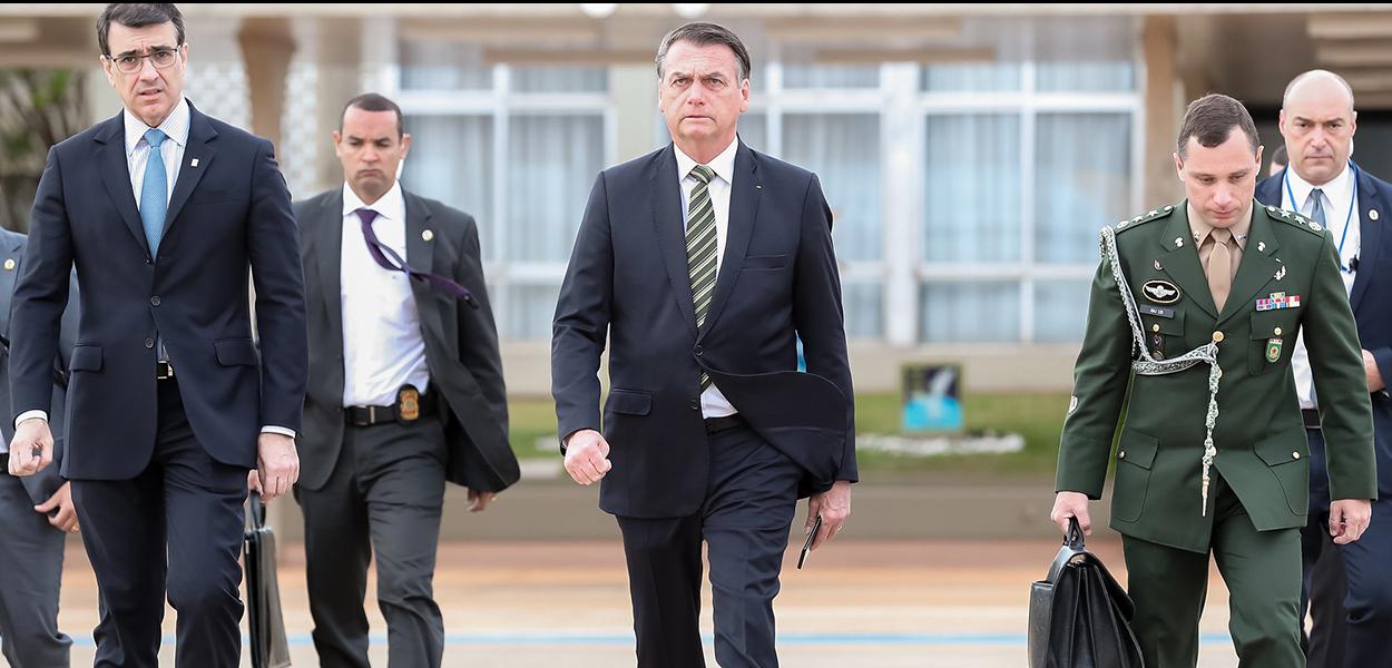(BrasÃlia - DF, 06/08/2019) Presidente da República, Jair Bolsonaro durante partida para São Paulo.\rFoto: Marcos Corrêa/PR (Foto: Marcos Correa) (BrasÃlia - DF, 06/08/2019) Presidente da República, Jair Bolsonaro durante partida para São Paulo.\rFoto: Marcos Corrêa/PR
