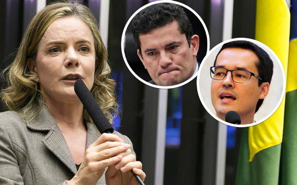 Gleisi propõe debate com ex-juiz parcial Moro sobre a destruição da economia causada pela Lava Jato