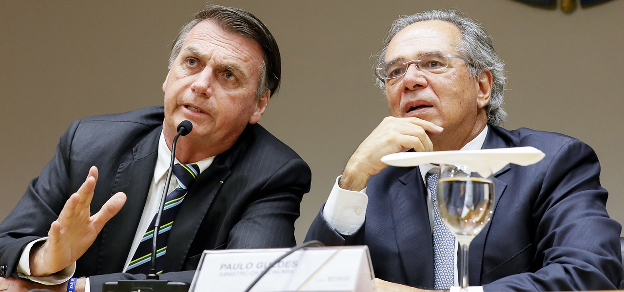 Jair Bolsonaro e Paulo Guedes (Foto: Isac Nobrega/PR) Jair Bolsonaro e Paulo Guedes