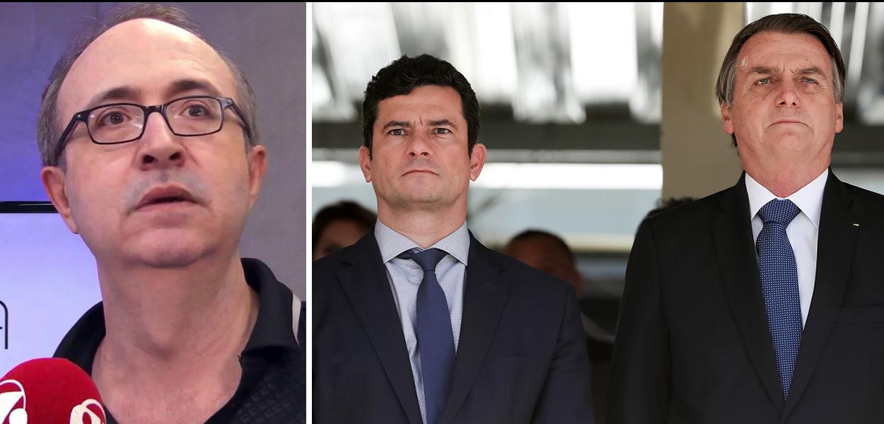 Reinaldo Azevedo diz que Bolsonaro escancara a suspeição de Moro Reinaldo Azevedo diz que Bolsonaro escancara a suspeição de Moro