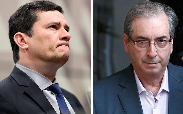 Sergio Moro e Eduardo Cunha (Foto: Senado | Reuters) Sergio Moro e Eduardo Cunha
