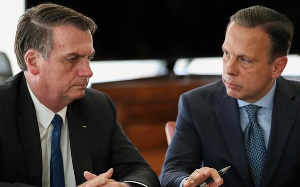 Jair Bolsonaro e João Doria (Foto: Marcos Correa/PR) Jair Bolsonaro e João Doria