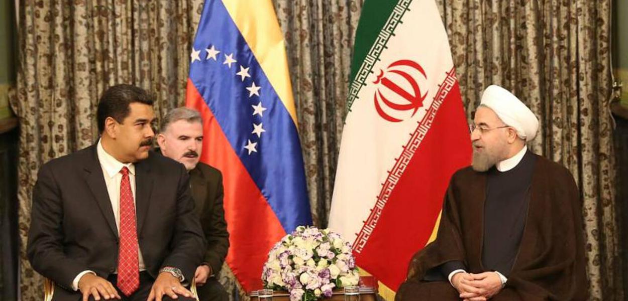 Os presidentes Maduro e Rohani (Foto: Aporrea) Os presidentes Maduro e Rohani