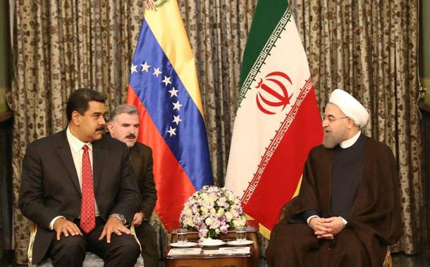 Os presidentes Maduro e Rohani (Foto: Aporrea) Os presidentes Maduro e Rohani