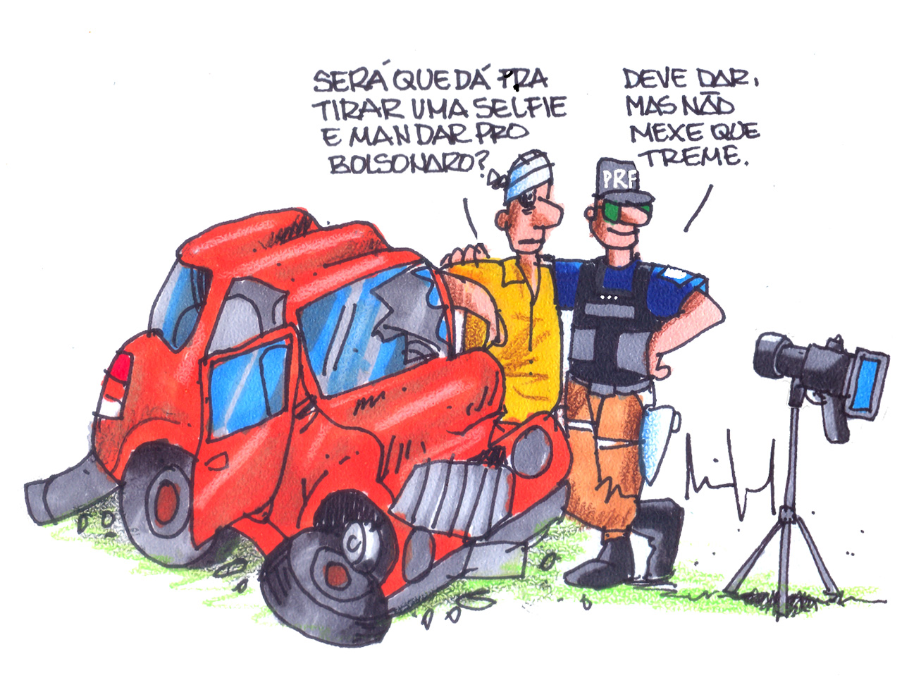 (Foto: Charge de Miguel Paiva)