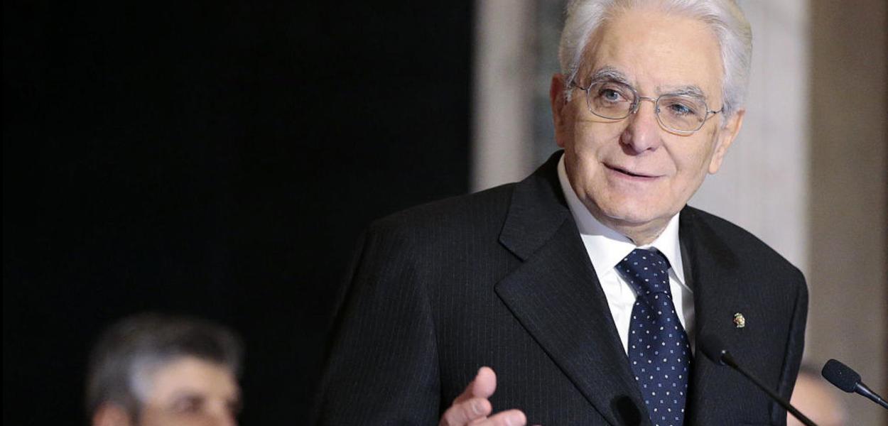 Sergio Matarella, presidente da Itália (Foto: Sputnik) Sergio Matarella, presidente da Itália