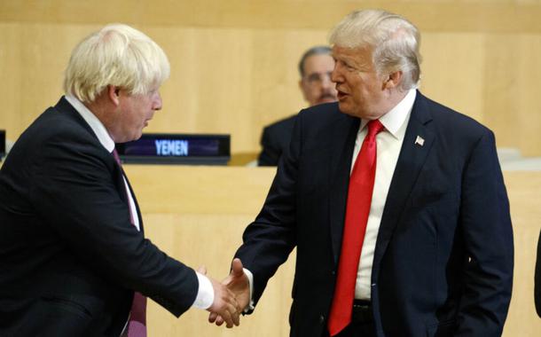 Trump e Johnson (Foto: Sputnik) Trump e Johnson
