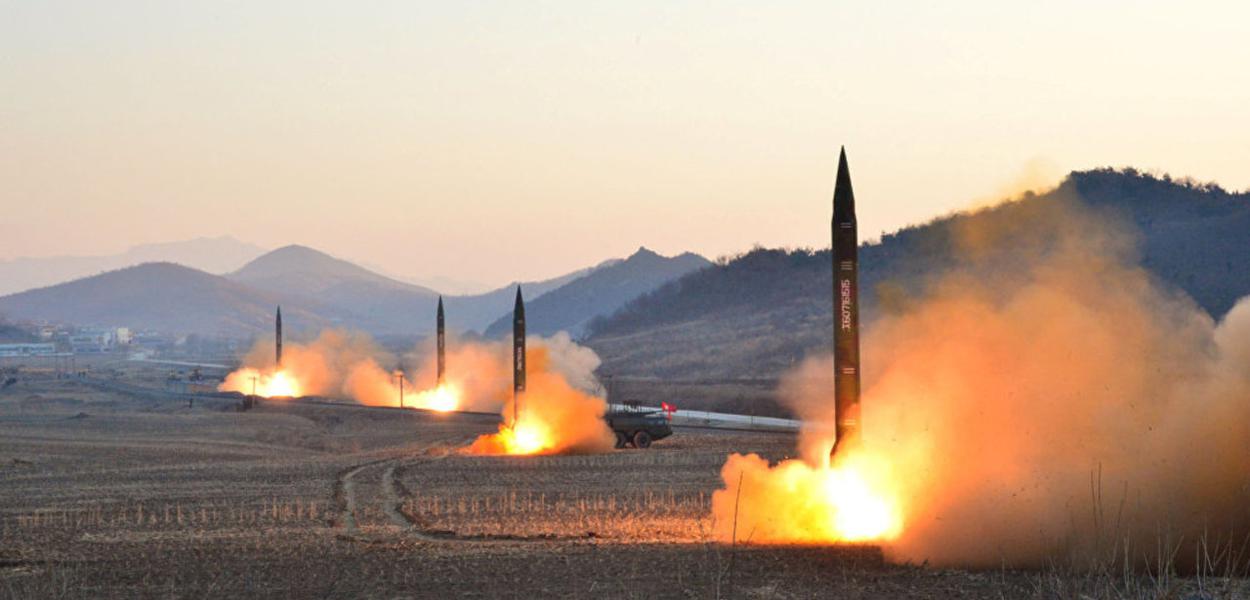 Mísseis, Coreia do Norte (Foto: Sputnik) Mísseis, Coreia do Norte