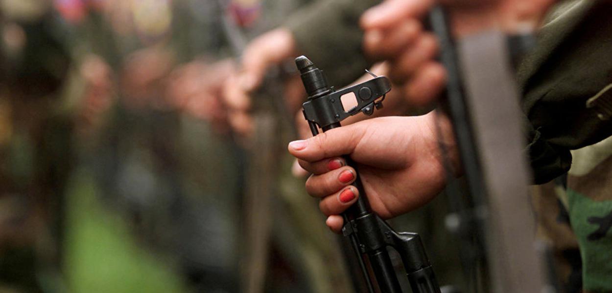 Soldados das Forças Armadas Revolucionárias da Colômbia (FARC). (Foto: REUTERS / Jose Miguel Gomez) Soldados das Forças Armadas Revolucionárias da Colômbia (FARC).