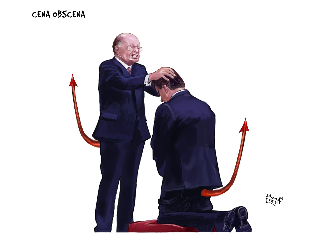 (Foto: Charge do Aroeira) www.brasil247.com - { imgCaption }}