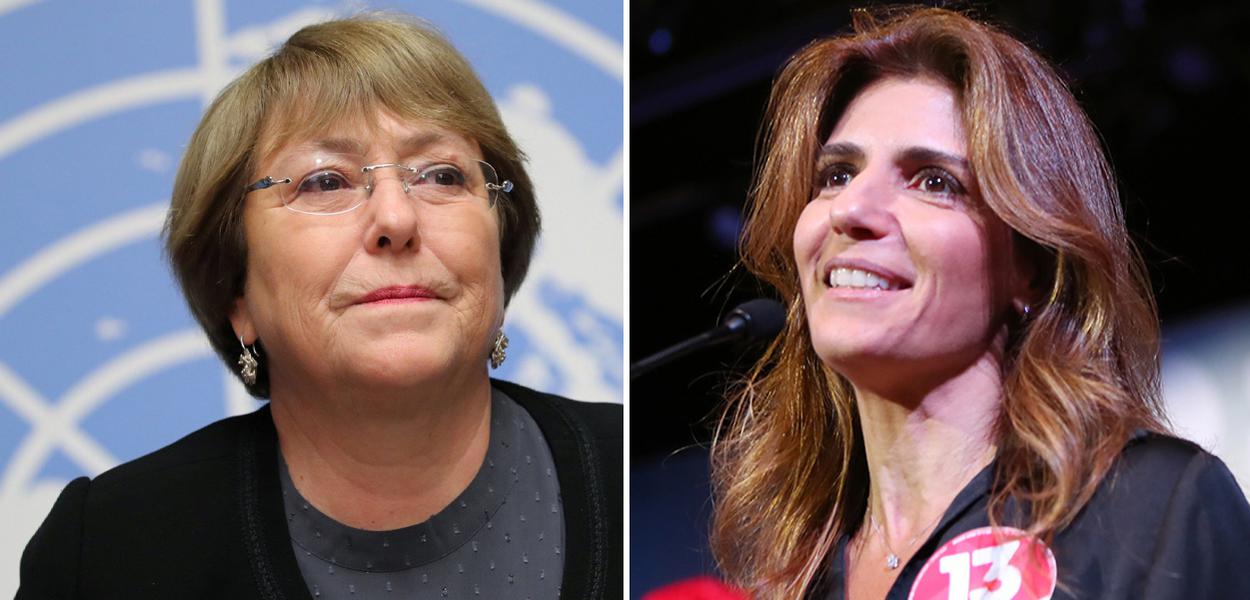 Michelle Bachelet e Ana Estela Haddad