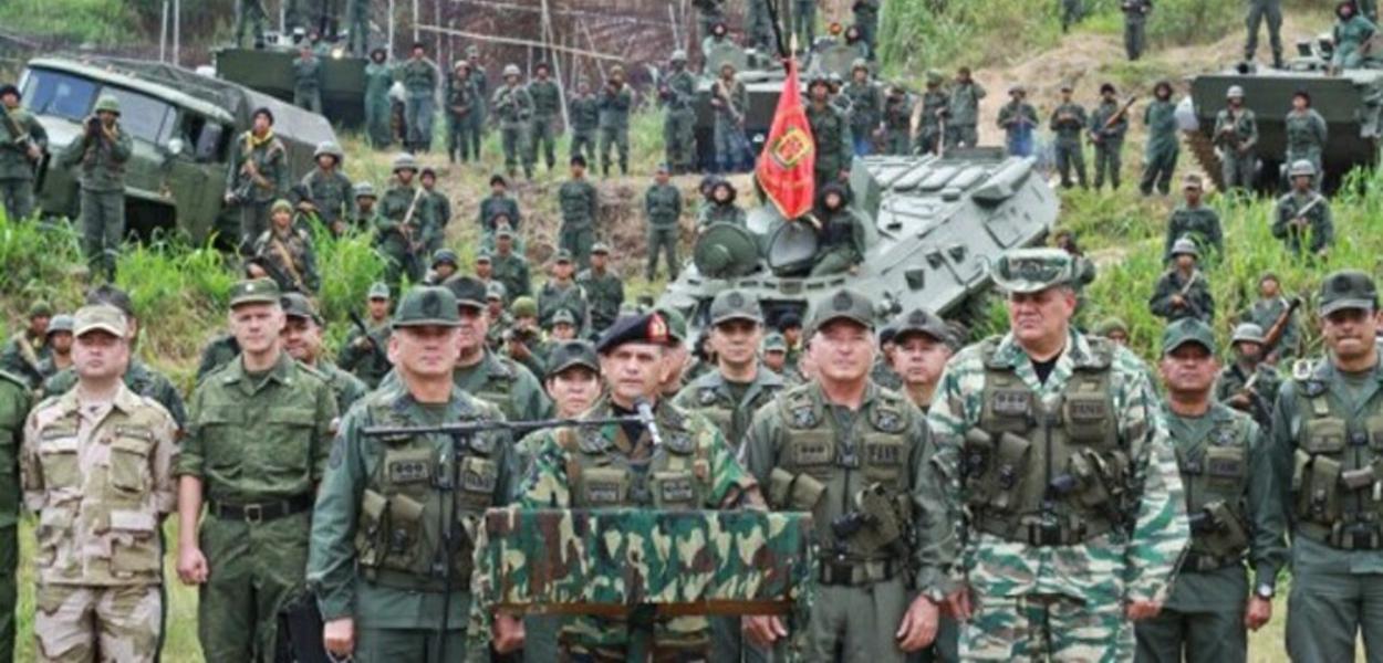 Venezuela, exercícios militares (Foto: Prensa Latina) Venezuela, exercícios militares