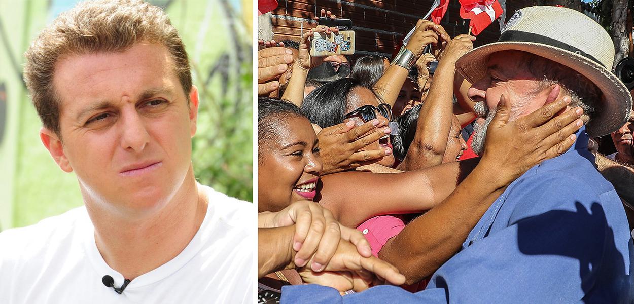 Luciano Huck e Lula (Foto: Reprodução | Ricardo Stuckert) Luciano Huck e Lula