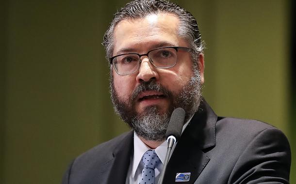 (BrasÃlia - DF, 03/05/2019) Palavras do Ministro das Relações Exteriores, Embaixador Ernesto Araújo. (Foto: Marcos Corrêa/PR) (BrasÃlia - DF, 03/05/2019) Palavras do Ministro das Relações Exteriores, Embaixador Ernesto Araújo.