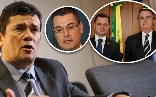 Da esquerda para direita: Sergio Moro, Maurício Valeixo, Anderson Torres e Jair Bolsonaro (Foto: Reuters | Reprodução | PR) Da esquerda para direita: Sergio Moro, Maurício Valeixo, Anderson Torres e Jair Bolsonaro