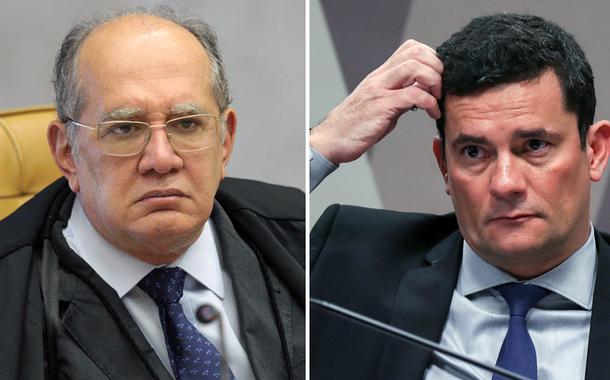 Gilmar Mendes e Sergio Moro (Foto: STF | Senado) Gilmar Mendes e Sergio Moro