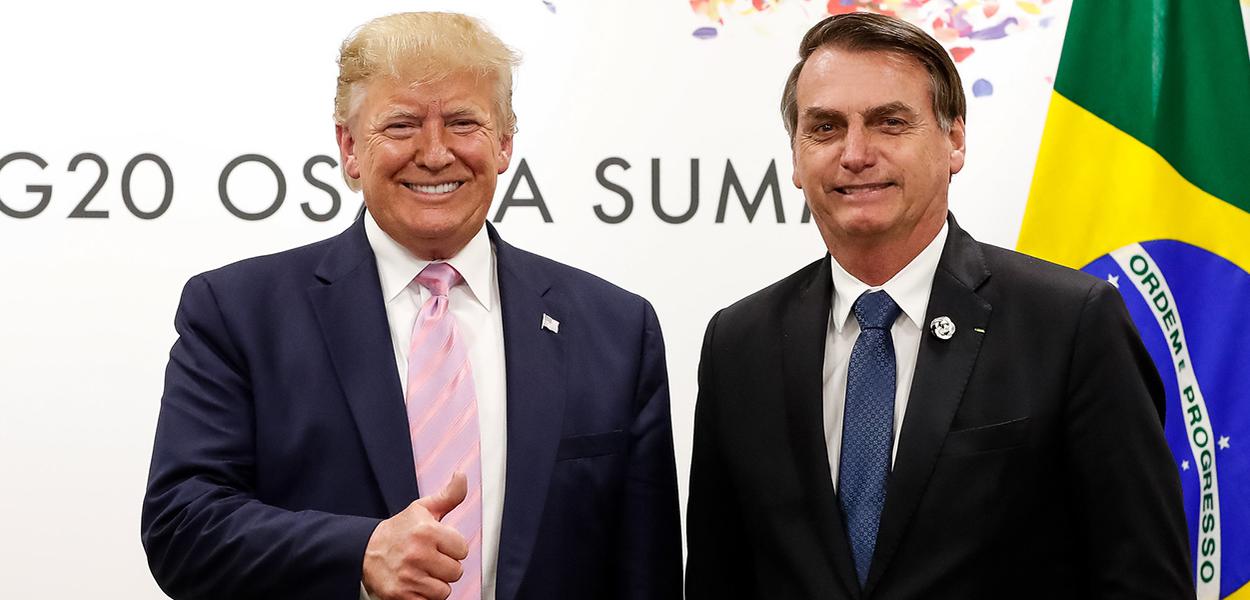 Jair Bolsonaro e Donald Trump (Foto: Alan Santos / PR) Jair Bolsonaro e Donald Trump