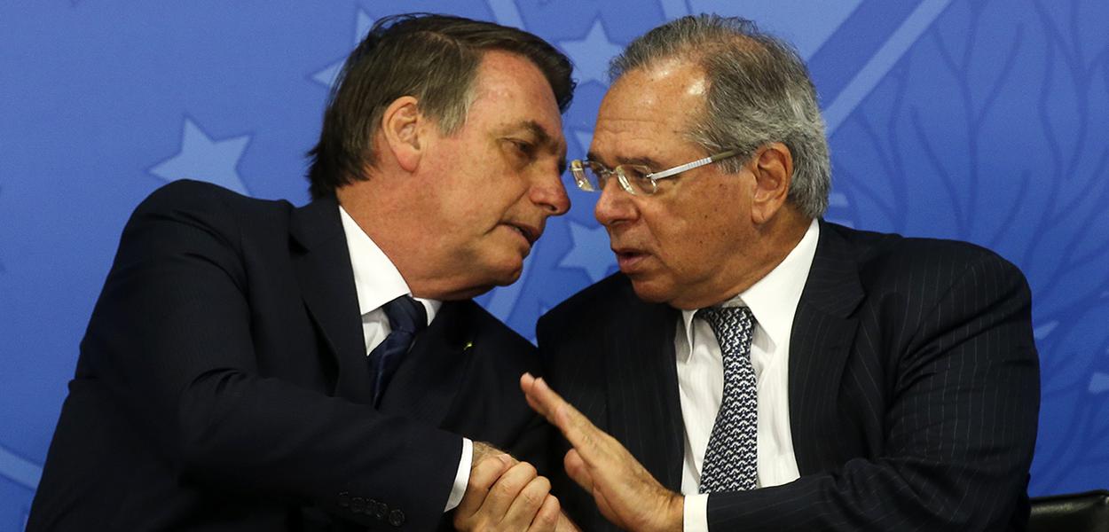 Jair Bolsonaro e o ministro da Economia, Paulo Guedes (Foto: Antonio Cruz/Agência Brasil) Jair Bolsonaro e o ministro da Economia, Paulo Guedes
