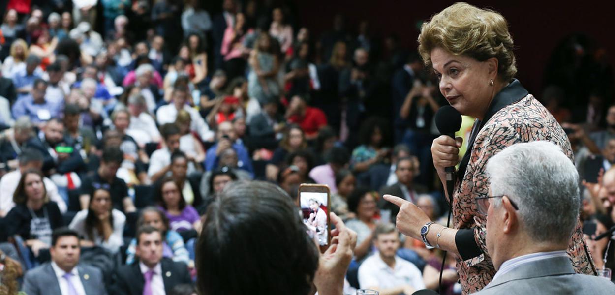 Brasília- DF. 04-09-2019- Seminário pela Soberania Nacional e Popular, com a presença de Dilma Roussef, Fernando Haddad e Guilherme Boullos. (Foto: LULA MARQUES) Brasília- DF. 04-09-2019- Seminário pela Soberania Nacional e Popular, com a presença de Dilma Roussef, Fernando Haddad e Guilherme Boullos.