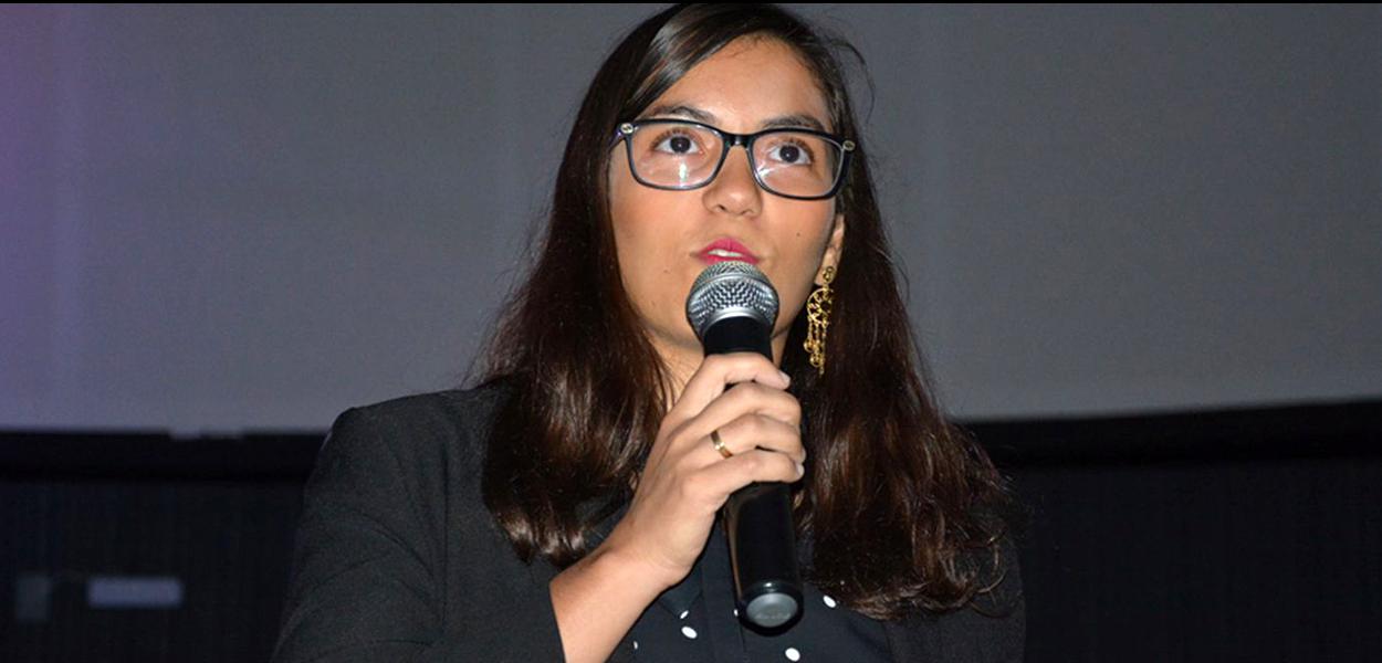 Jovem cientista Anna Luisa Beserra, premiada na ONU. Jovem cientista Anna Luisa Beserra, premiada na ONU.