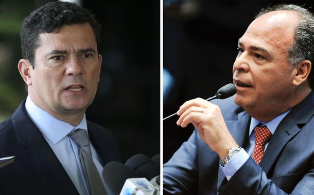 Sérgio Moro e Fernando Bezerra (Foto: Agência Brasil/Senado) Sérgio Moro e Fernando Bezerra