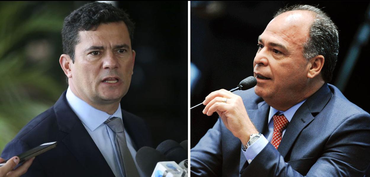 Sérgio Moro e Fernando Bezerra (Foto: Agência Brasil/Senado) Sérgio Moro e Fernando Bezerra