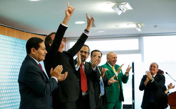 Jair Bolsonaro em cerimônia no Planalto, em Brasília. (Foto: Alan Santos/PR) Jair Bolsonaro em cerimônia no Planalto, em Brasília.