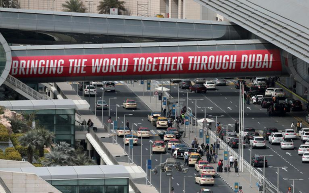 Vista aérea do Dubai International Airport. (Foto: REUTERS/Christopher Pike) Vista aérea do Dubai International Airport.