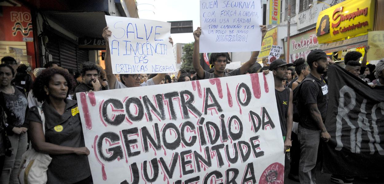 Ato Contra o Genocídio da Juventude Negra (Foto: Tomaz Silva/Agência Brasil) www.brasil247.com - Ato Contra o Genocídio da Juventude Negra