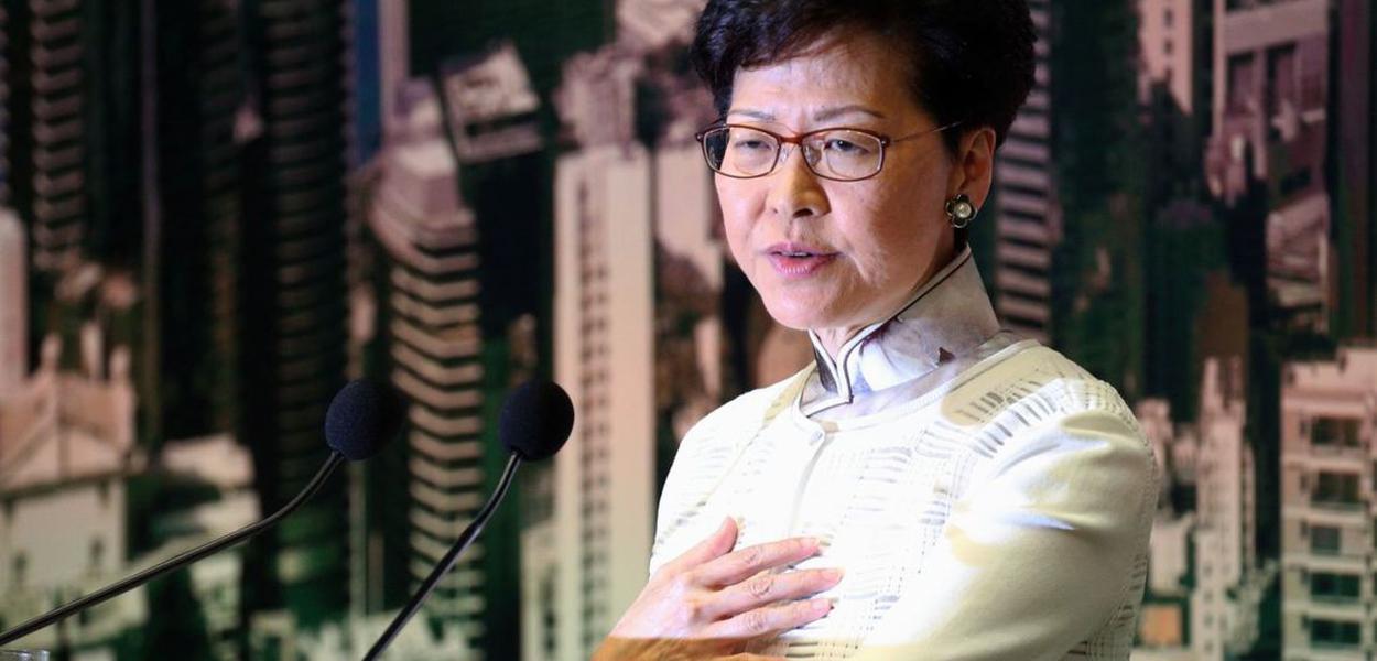 Carrie Lam (Foto: Agência Brasil) Carrie Lam