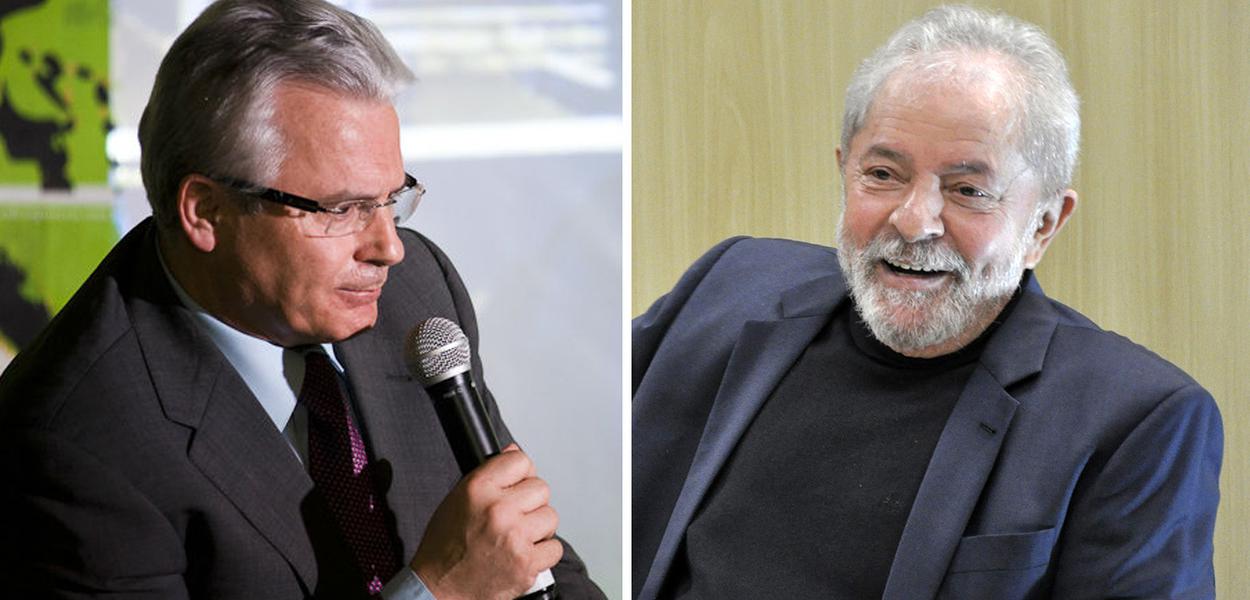 Baltasar Garzón e Lula (Foto: Ramiro Furquim/SUL 21 | Felipe L. Gonçalves/247) Baltasar Garzón e Lula