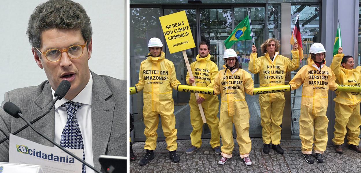 Ricardo Salles (Foto: Senado | Greenpeace) Ricardo Salles
