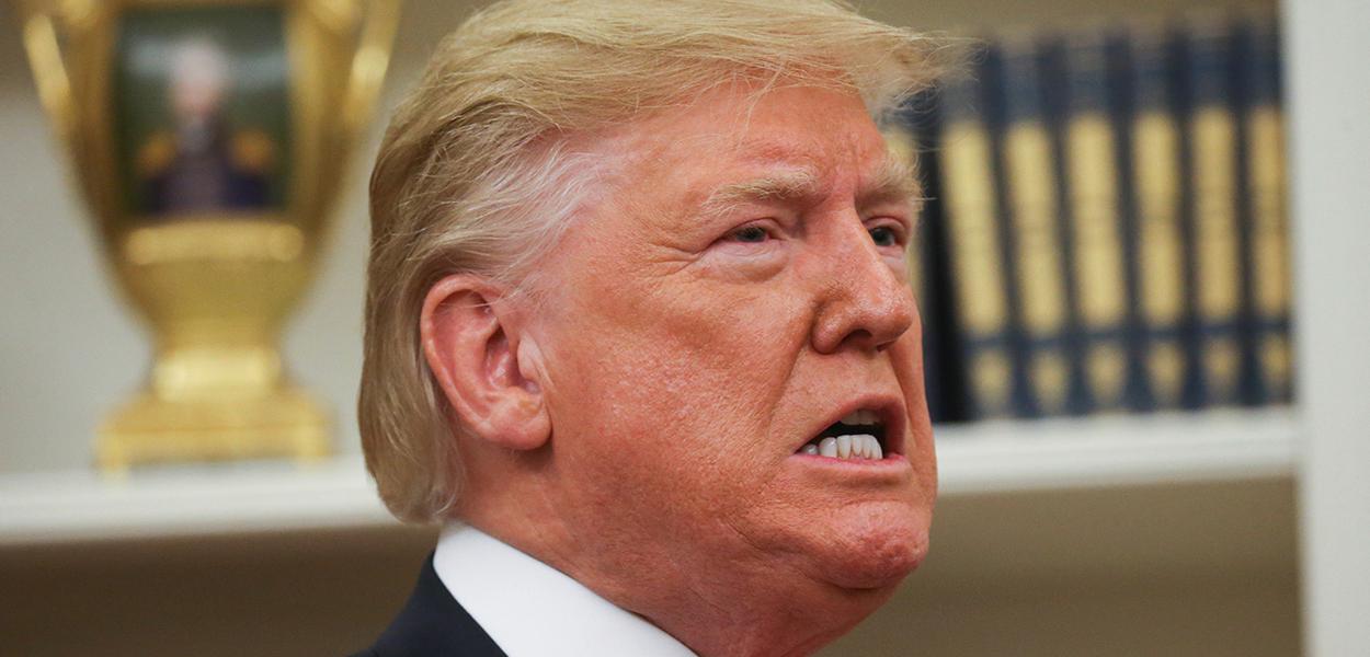 Presidente dos Estados Unidos, Donald Trump.