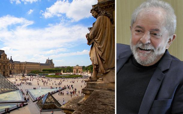 Lula e Museu do Louvre, Paris (Foto: Felipe L. Gonçalves/247) Lula e Museu do Louvre, Paris