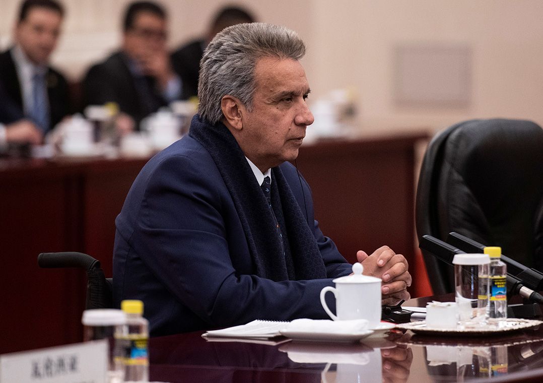 Presidente do Equador, Lenín Moreno (Foto: AFP) Presidente do Equador, Lenín Moreno
