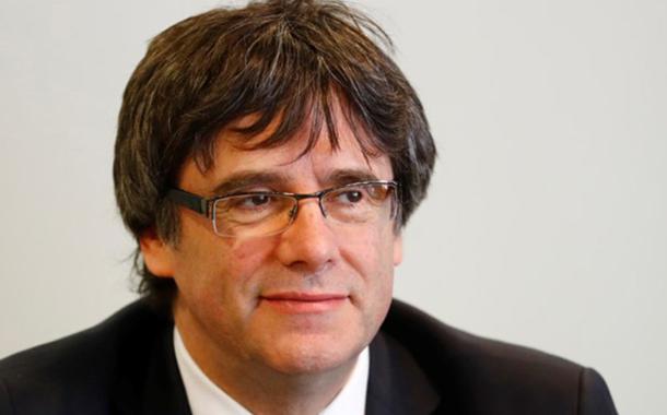Ex-líder da Catalunha Carles Puigdemont durante reunião em Berlim, na Alemanha 18/04/2018 REUTERS/Hannibal Hanschke (Foto: REUTERS/Hannibal Hanschke) Ex-líder da Catalunha Carles Puigdemont durante reunião em Berlim, na Alemanha 18/04/2018 REUTERS/Hannibal Hanschke