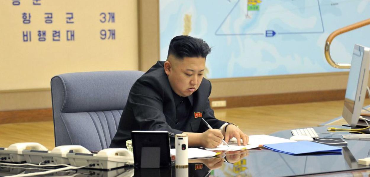 Kim Jong Un (Foto: KCNA/Ag. Brasil) Kim Jong Un