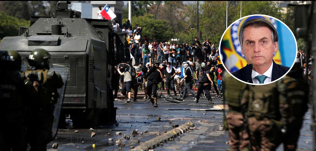 Protestos no Chile e Jair Bolsonaro