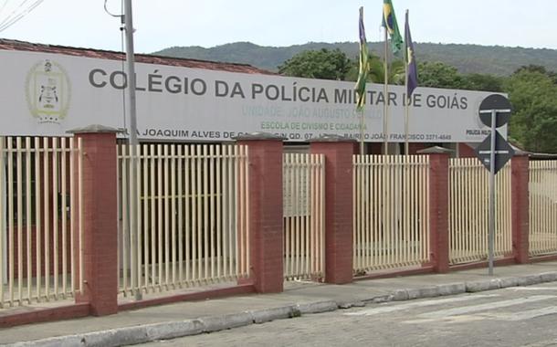 Colégio Militar João Augusto Perillo (Foto: Reprodução TV Anhanguera) Colégio Militar João Augusto Perillo